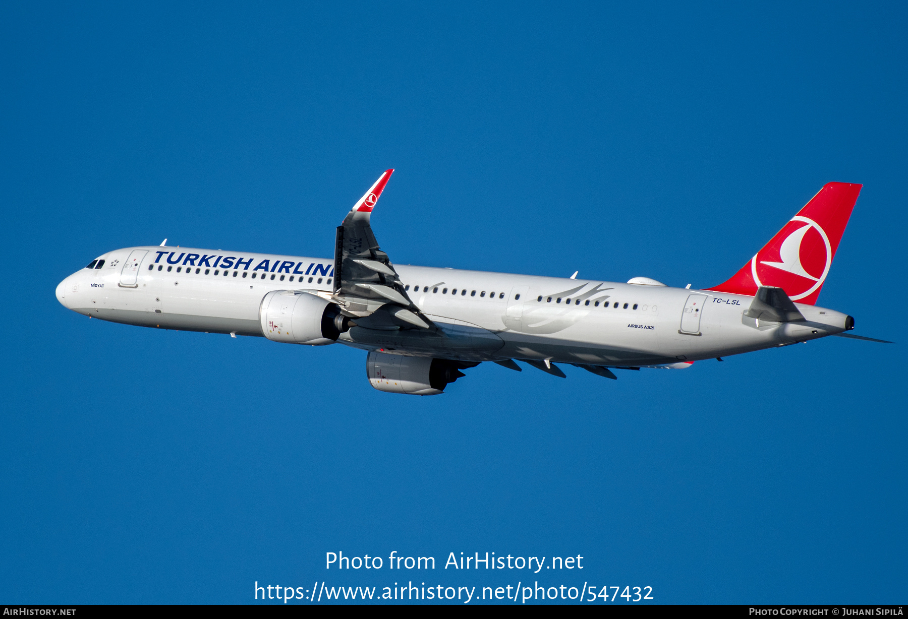 Aircraft Photo of TC-LSL | Airbus A321-271NX | Turkish Airlines | AirHistory.net #547432