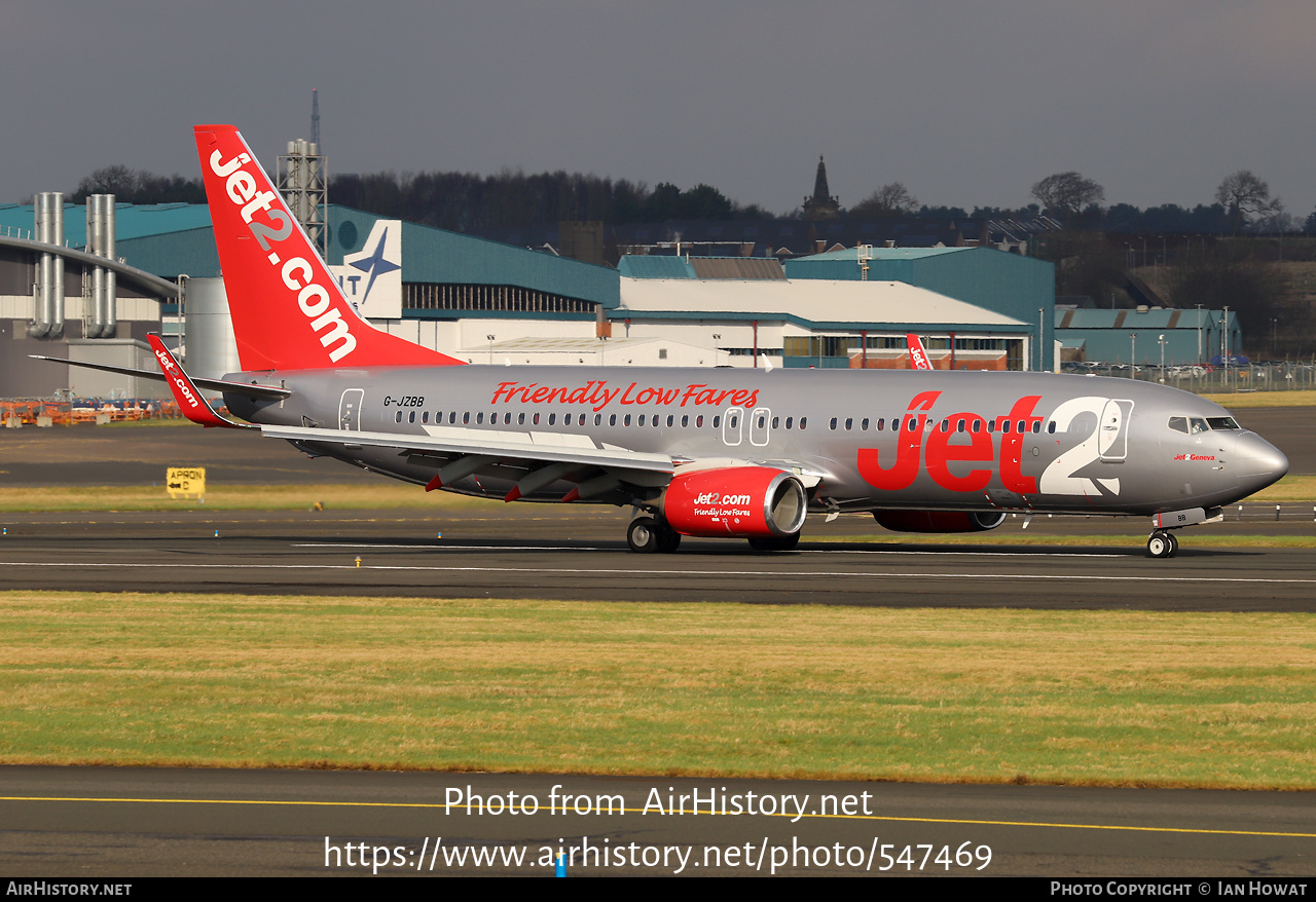 Aircraft Photo of G-JZBB | Boeing 737-800 | Jet2 | AirHistory.net #547469