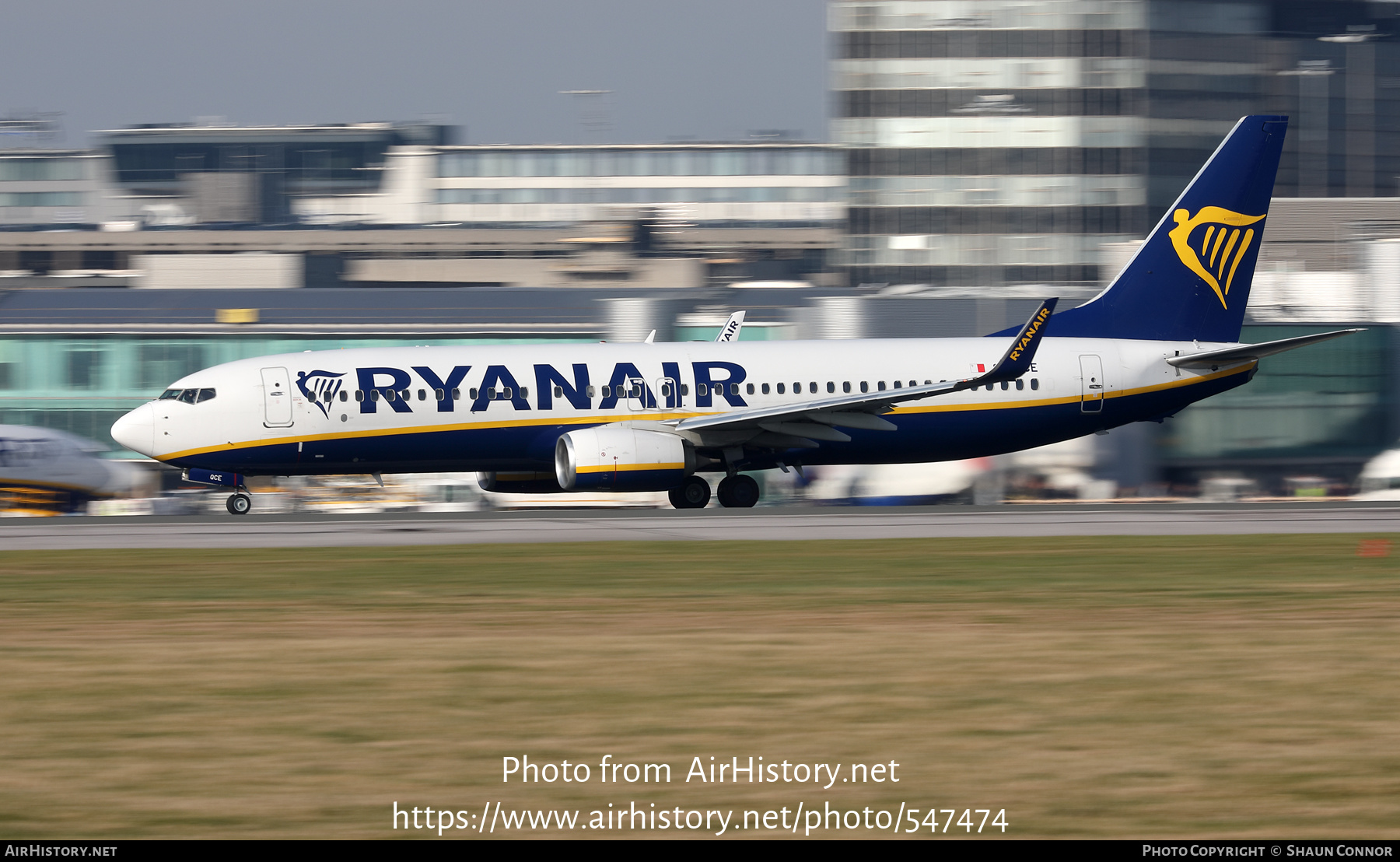 Aircraft Photo of 9H-QCE | Boeing 737-8AS | Ryanair | AirHistory.net #547474