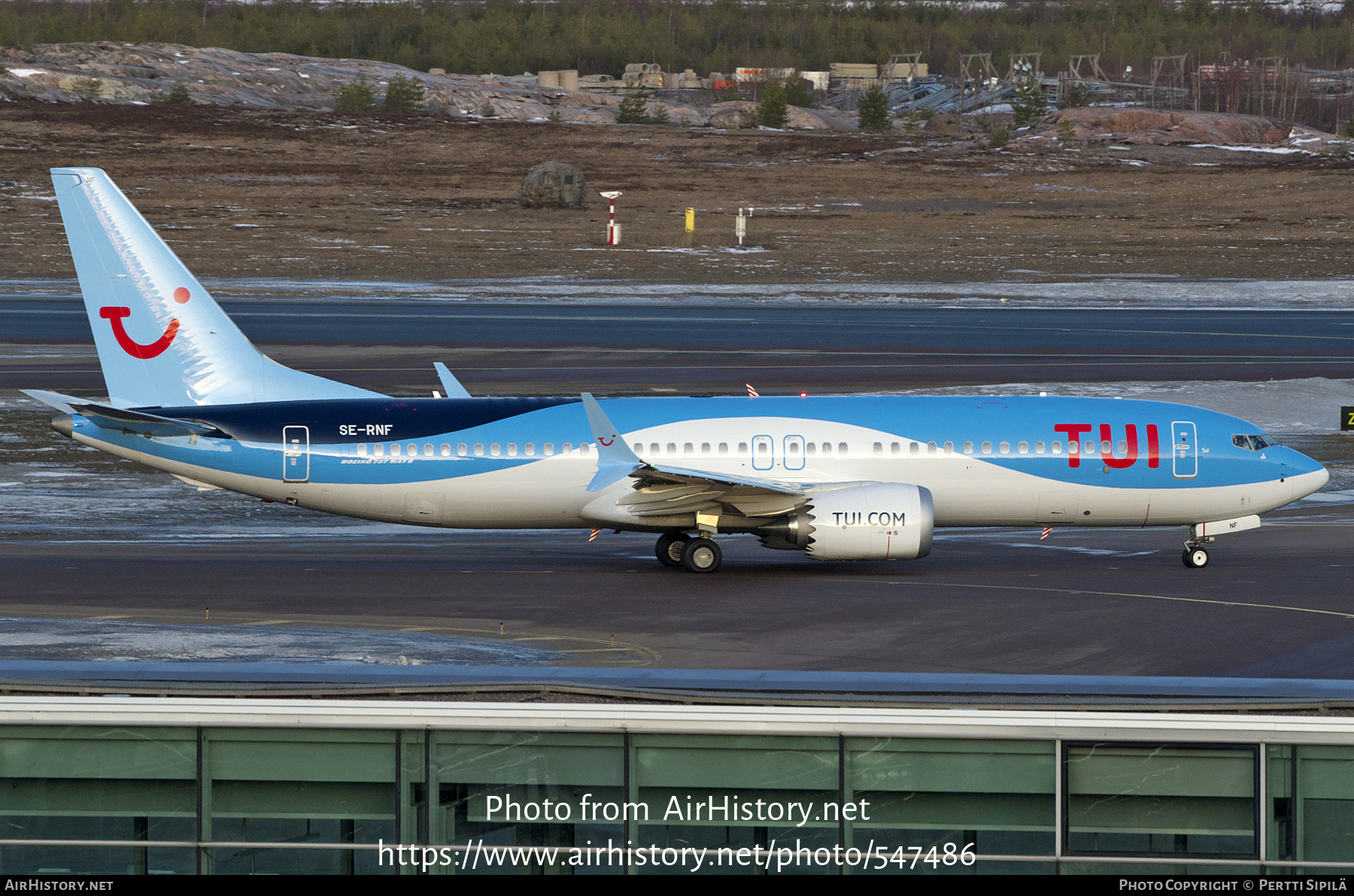 Aircraft Photo of SE-RNF | Boeing 737-8 Max 8 | TUI | AirHistory.net #547486