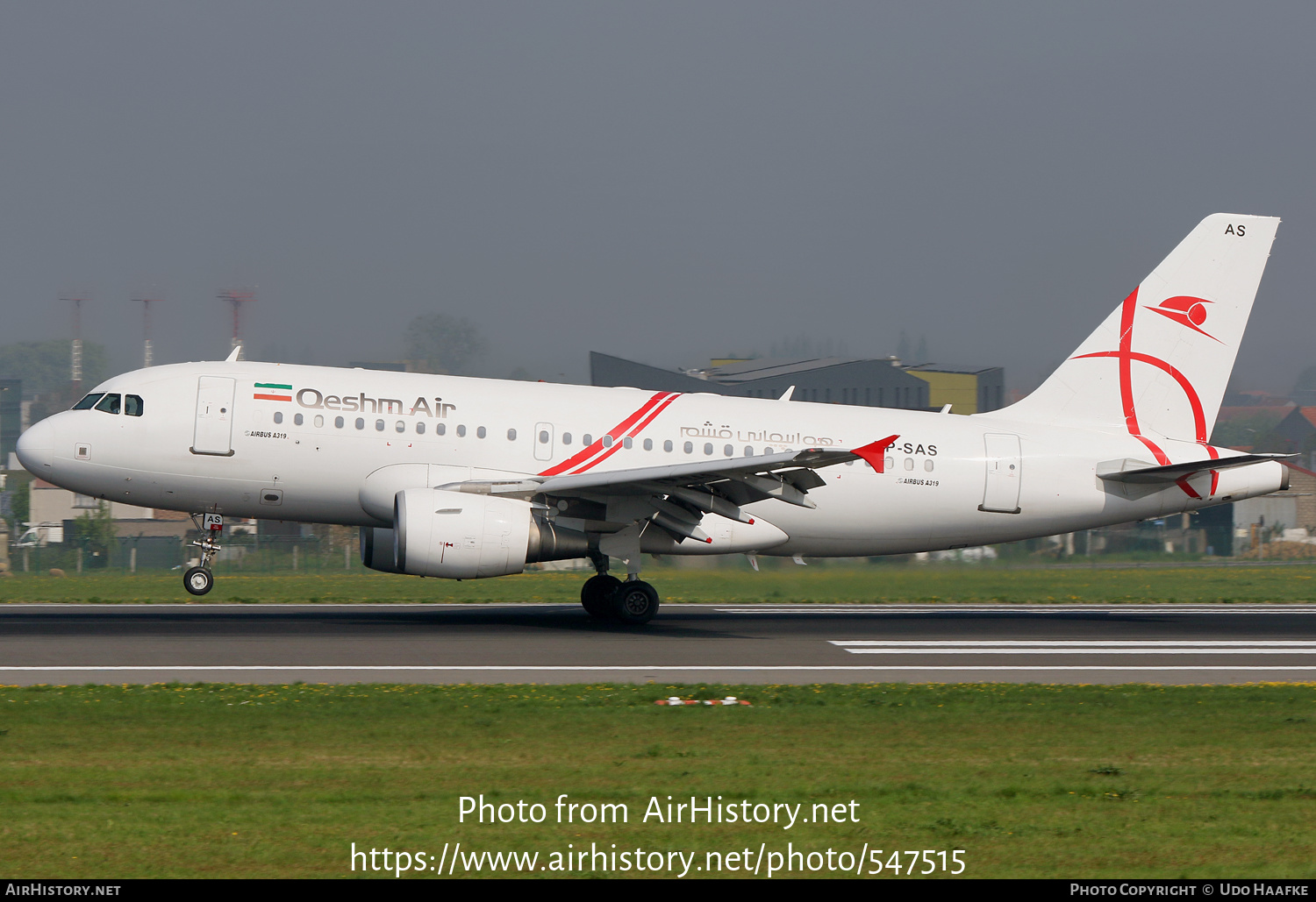 Aircraft Photo of EP-SAS | Airbus A319-111 | Qeshm Air | AirHistory.net #547515