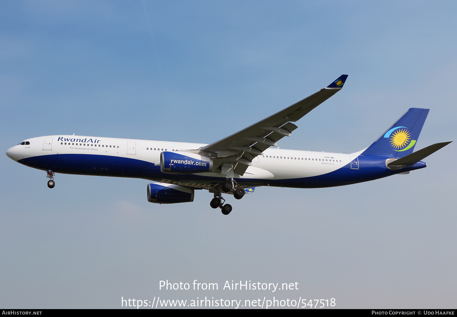 Aircraft Photo of 9XR-WP | Airbus A330-343 | RwandAir | AirHistory.net #547518