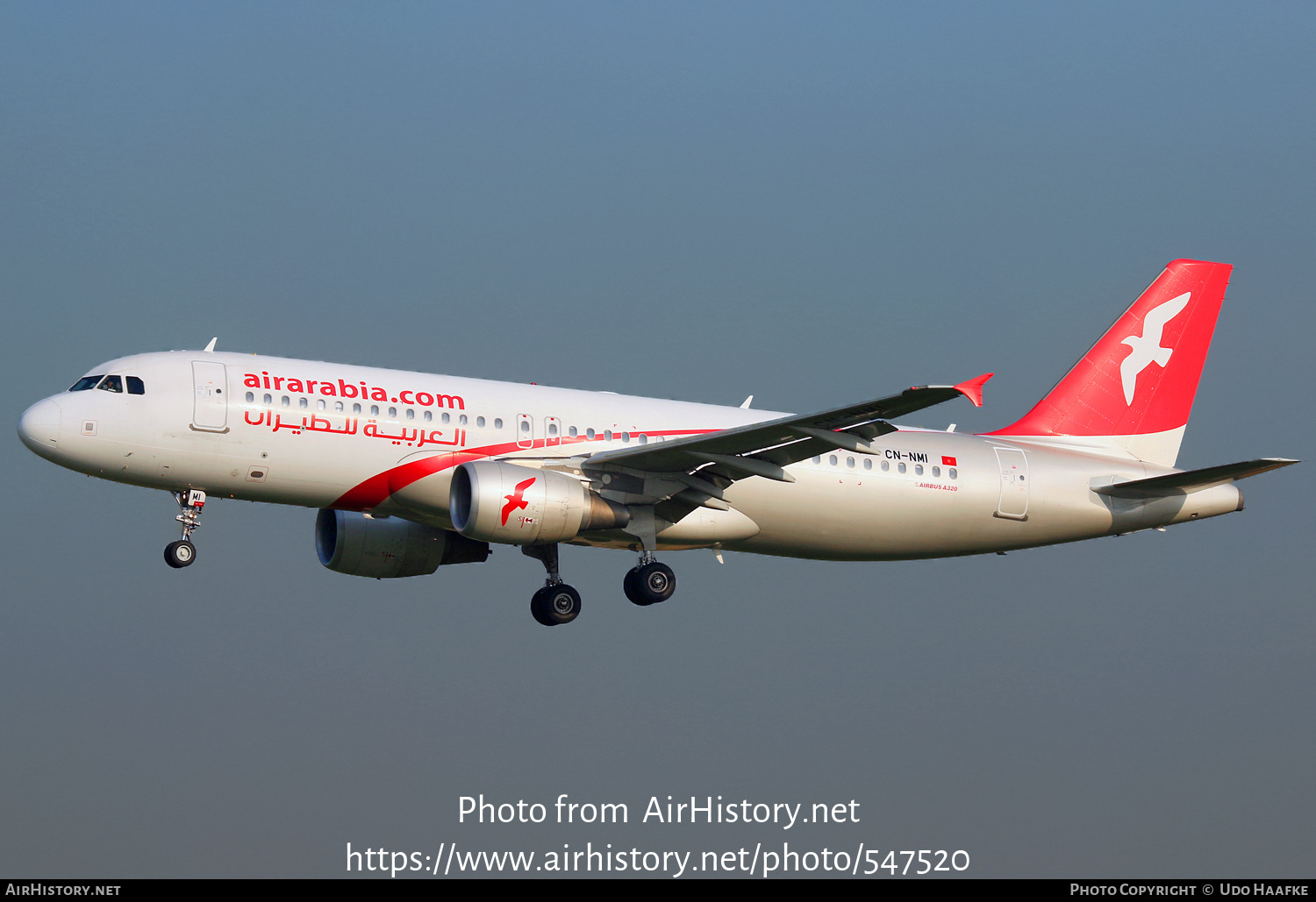 Aircraft Photo of CN-NMI | Airbus A320-214 | Air Arabia | AirHistory.net #547520