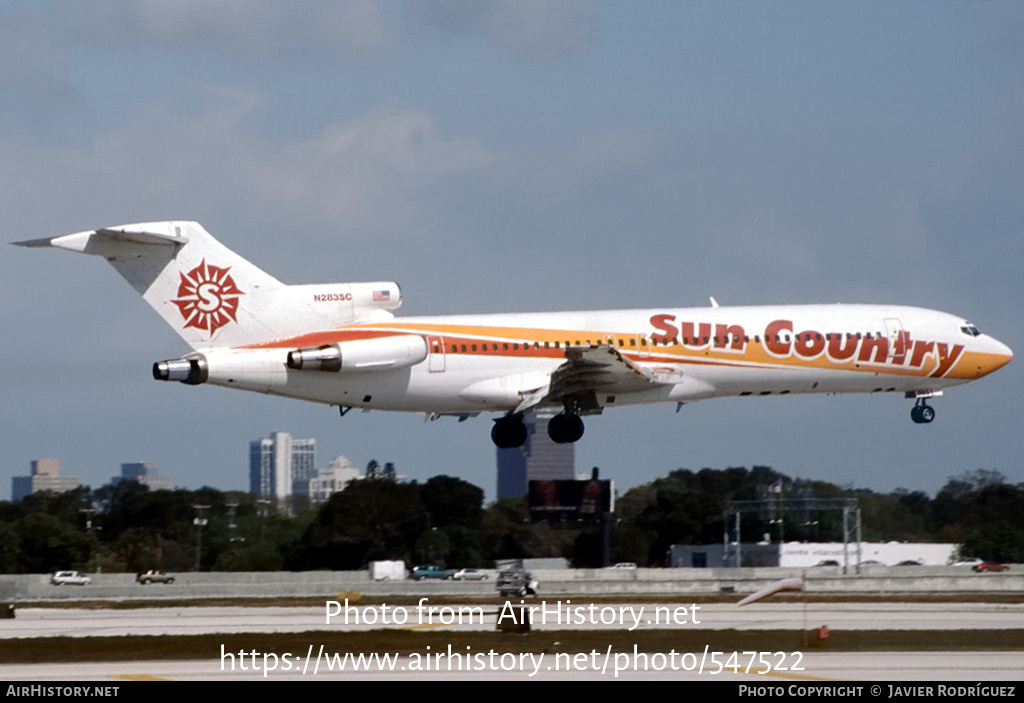 Aircraft Photo of N283SC | Boeing 727-225/Adv | Sun Country Airlines | AirHistory.net #547522