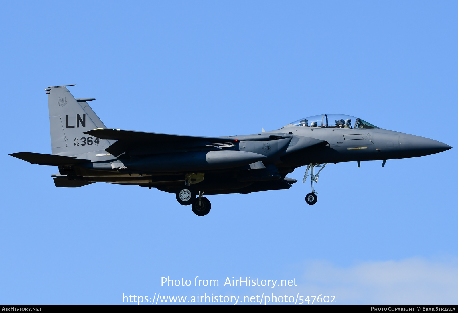 Aircraft Photo Of 92-0364 | McDonnell Douglas F-15E Strike Eagle | USA ...