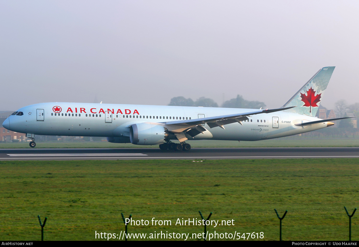 Aircraft Photo of C-FGDZ | Boeing 787-9 Dreamliner | Air Canada | AirHistory.net #547618