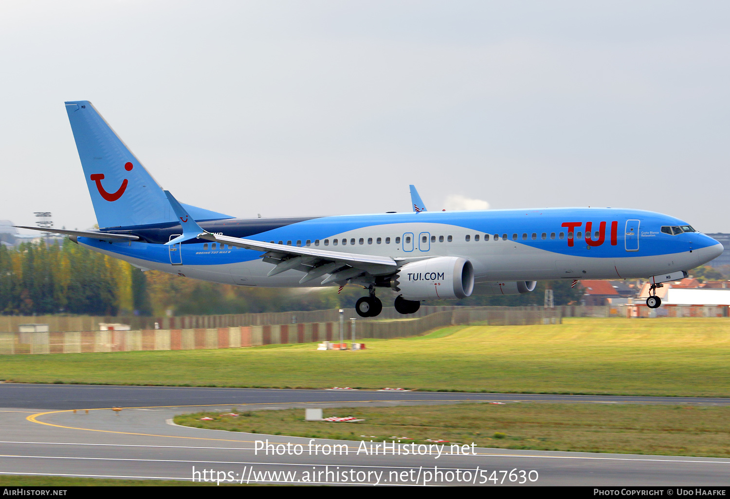 Aircraft Photo of OO-TMB | Boeing 737-8 Max 8 | TUI | AirHistory.net #547630