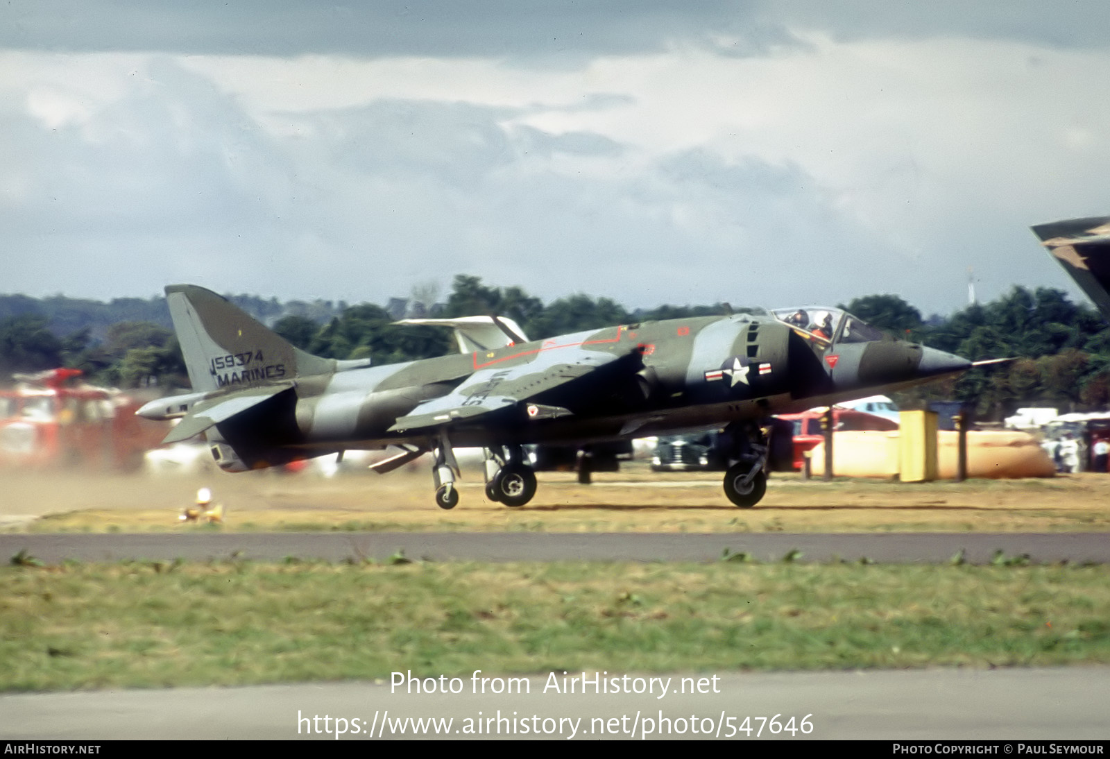 Aircraft Photo of 159374 | Hawker Siddeley AV-8A Harrier | USA - Marines | AirHistory.net #547646