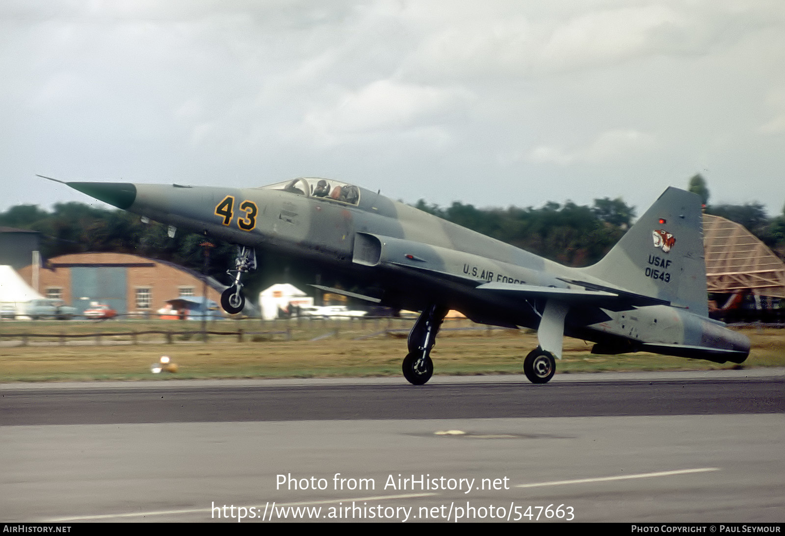 Aircraft Photo of 74-1543 / 01543 | Northrop F-5E Tiger II | USA - Air Force | AirHistory.net #547663