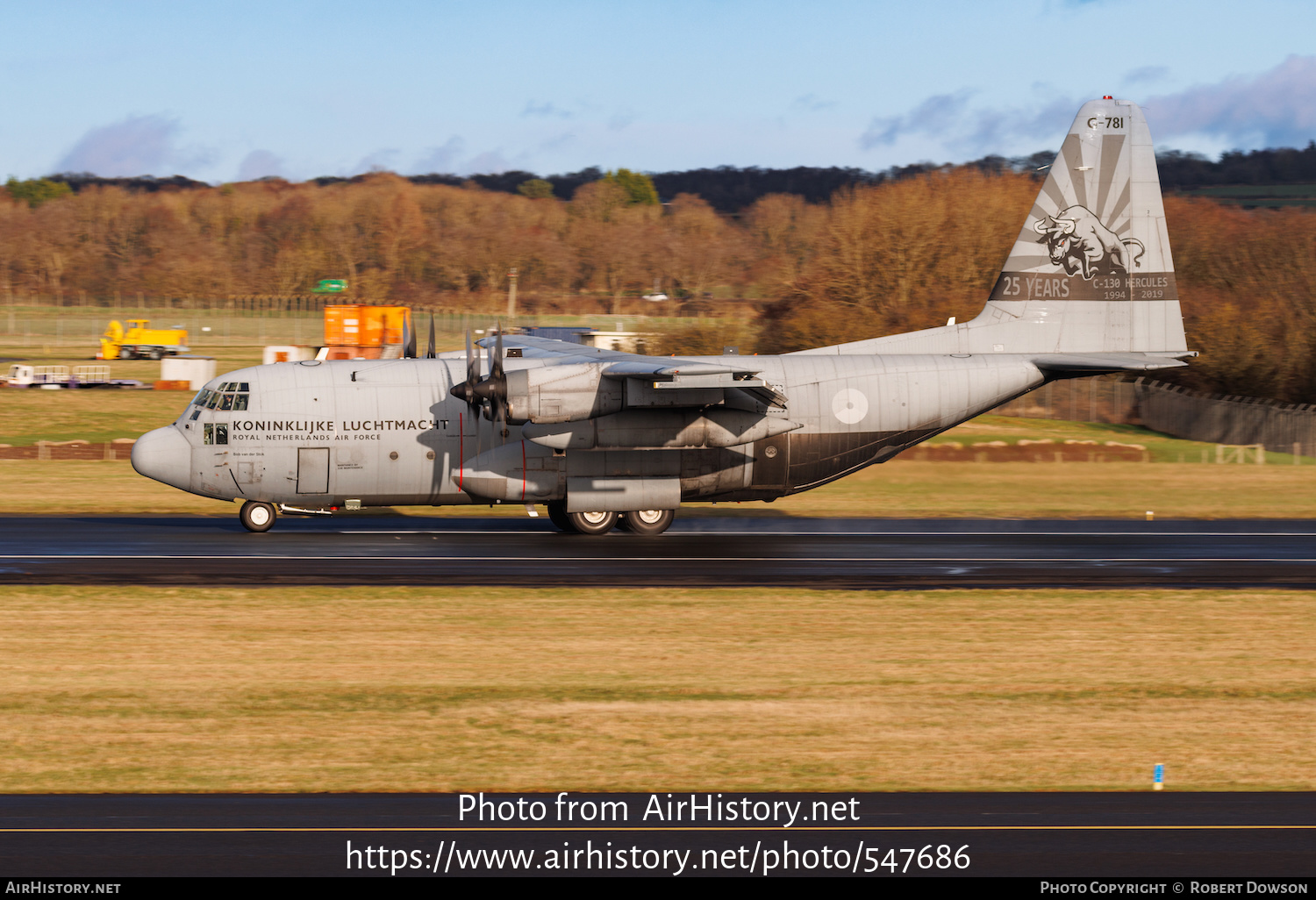 Aircraft Photo of G-781 | Lockheed C-130H Hercules | Netherlands - Air Force | 25 Years C130 Hercules 1994-2019 | AirHistory.net #547686