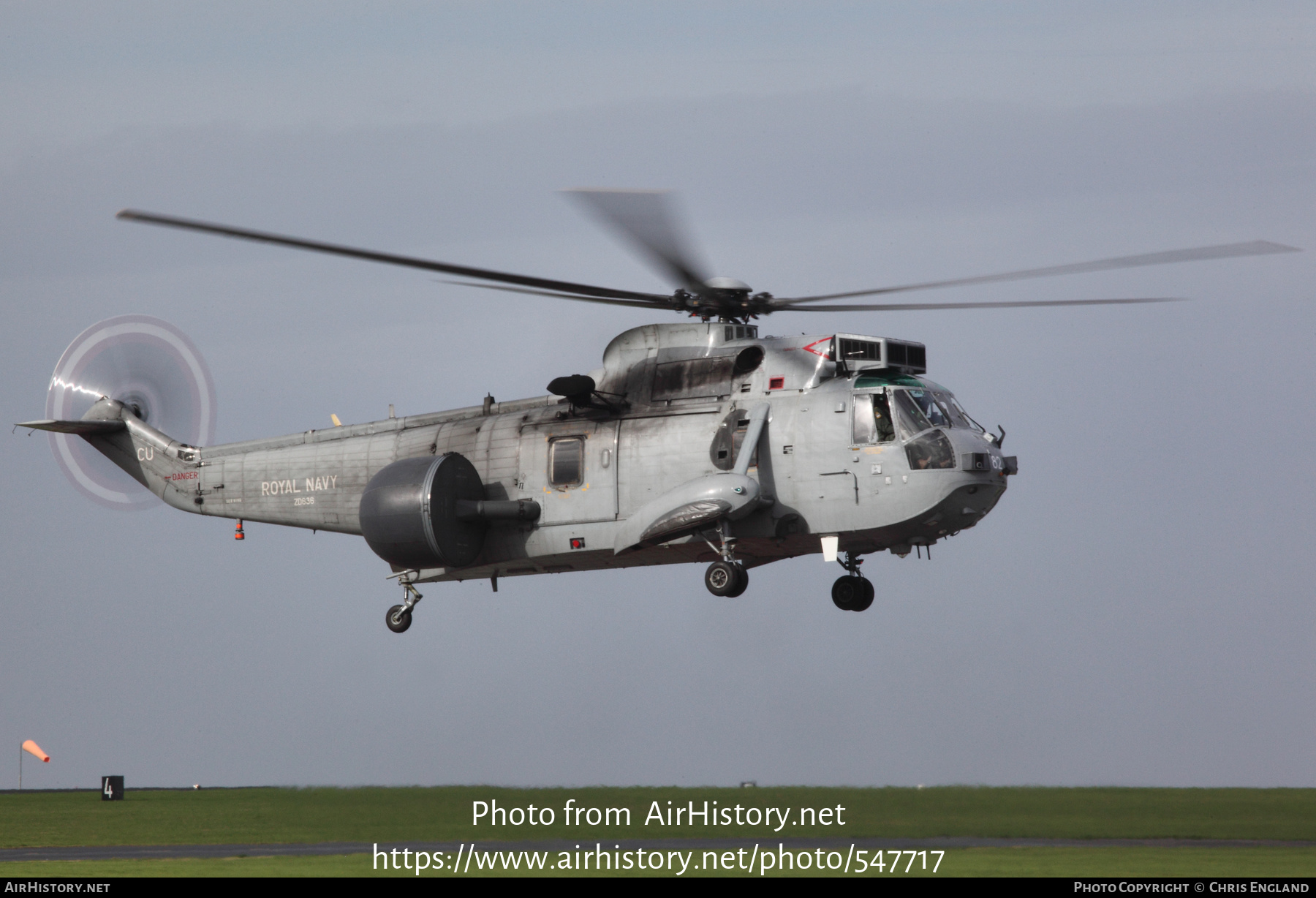 Aircraft Photo of ZD636 | Westland WS-61 Sea King ASaC7 | UK - Navy | AirHistory.net #547717