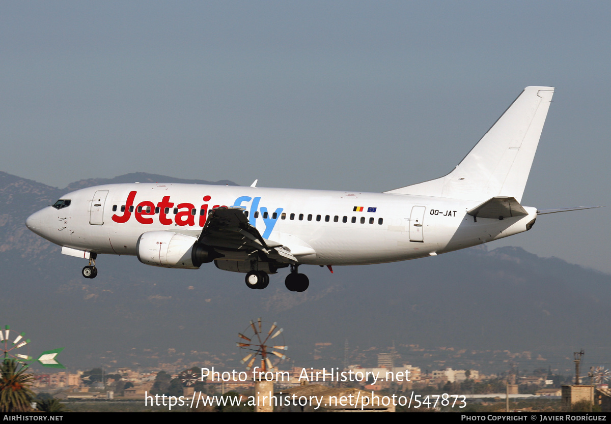 Aircraft Photo of OO-JAT | Boeing 737-5K5 | Jetairfly | AirHistory.net #547873