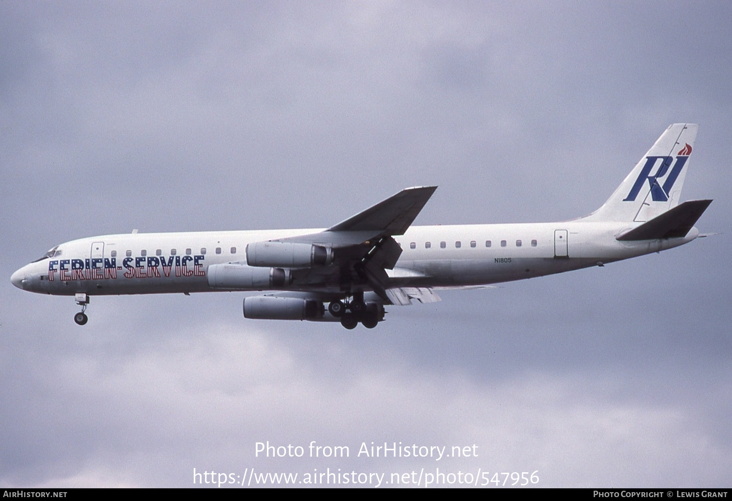 Aircraft Photo of N1805 | McDonnell Douglas DC-8-62 | Ferien Service | AirHistory.net #547956