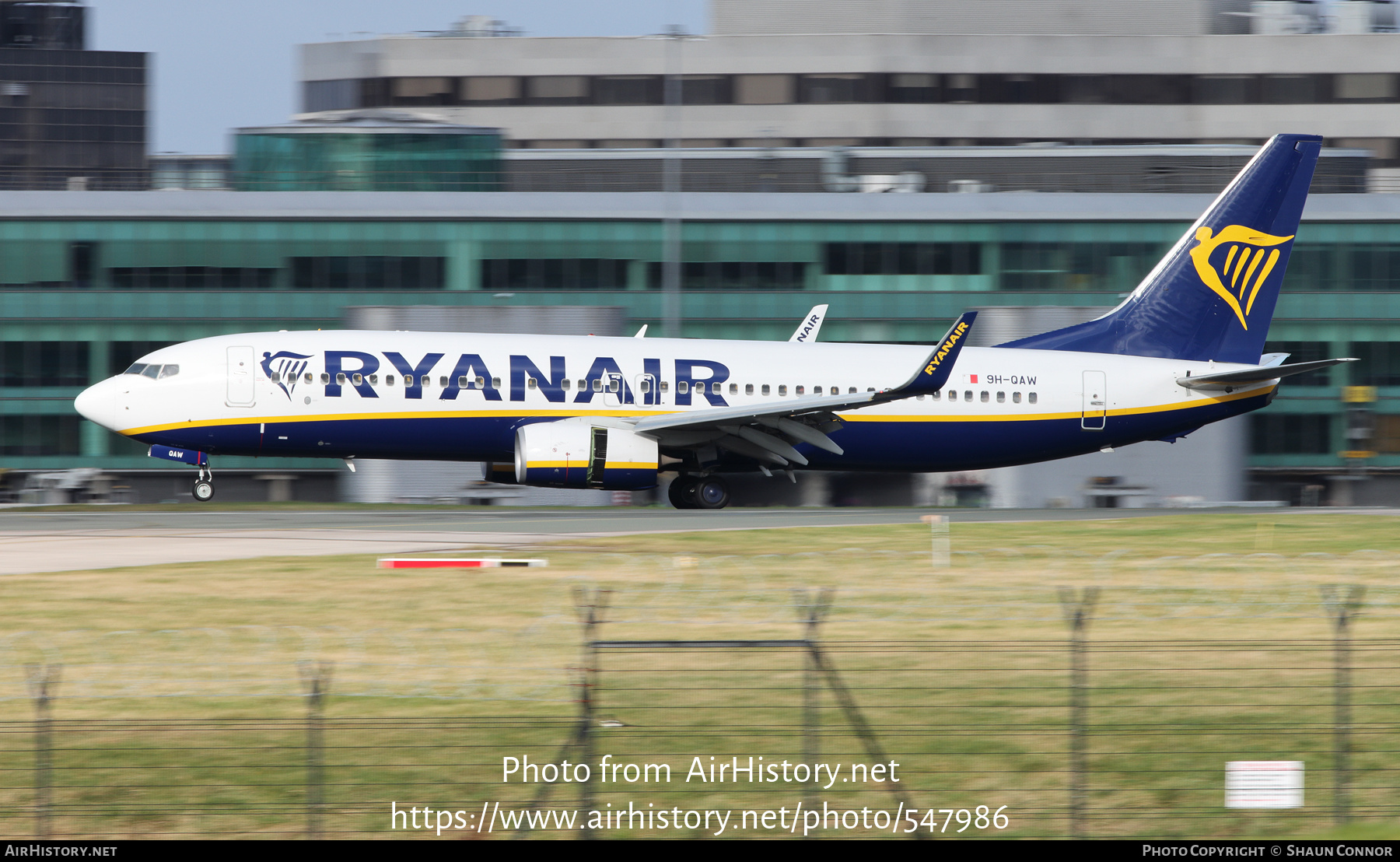 Aircraft Photo of 9H-QAW | Boeing 737-8AS | Ryanair | AirHistory.net #547986