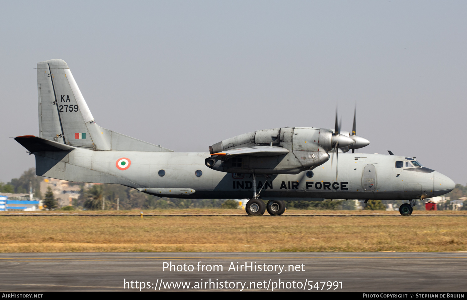 Aircraft Photo of KA2759 | Antonov An-32RE | India - Air Force ...