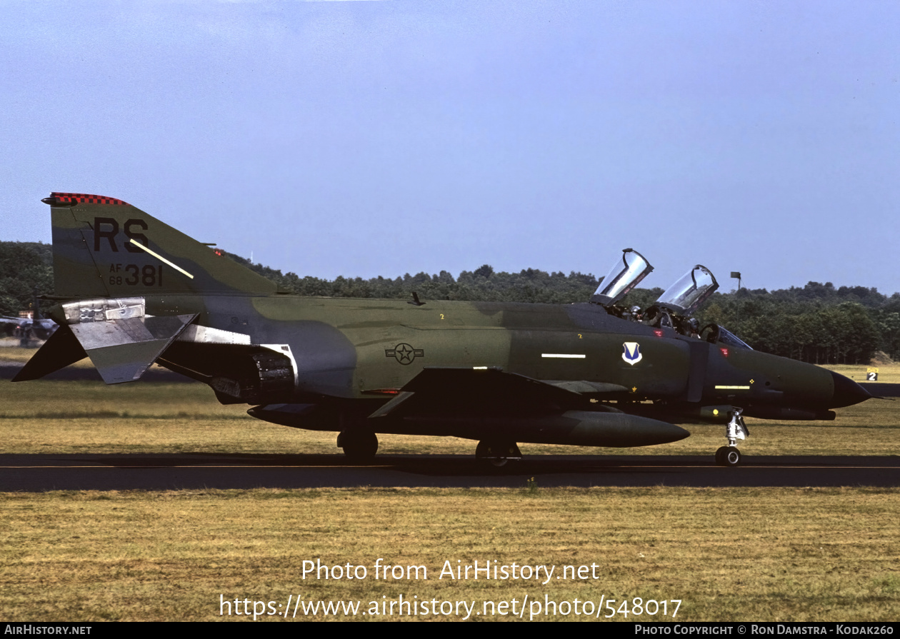 Aircraft Photo of 68-0381 / AF68-381 | McDonnell Douglas F-4E Phantom II | USA - Air Force | AirHistory.net #548017