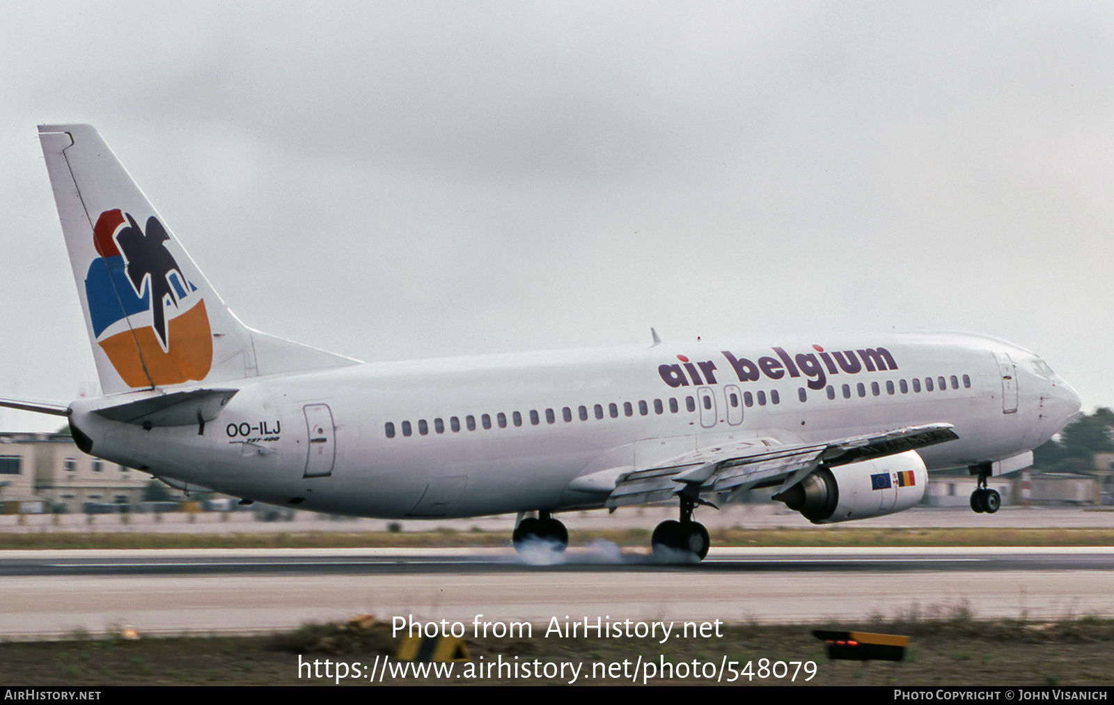 Aircraft Photo of OO-ILJ | Boeing 737-46B | Air Belgium | AirHistory.net #548079