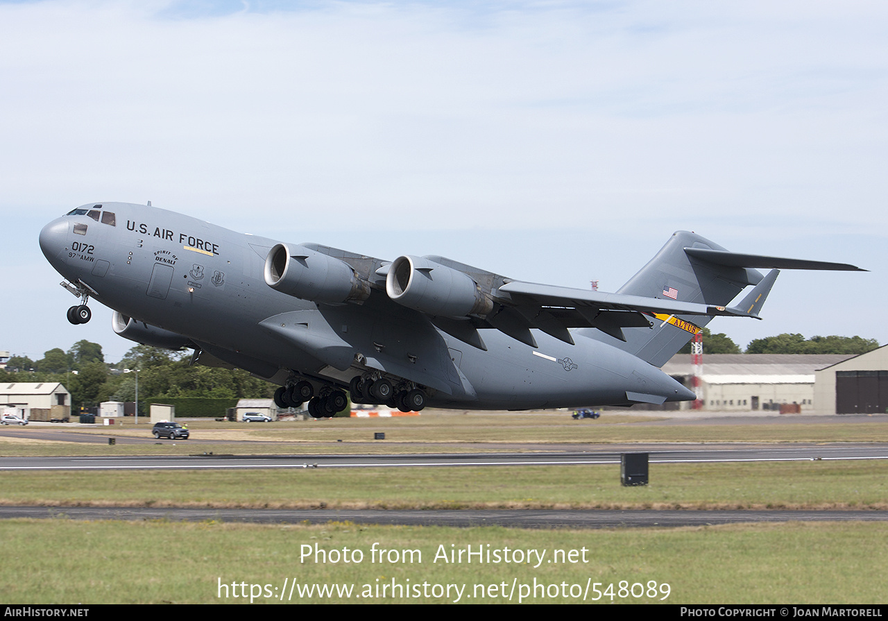 Aircraft Photo of 00-0172 / 00172 | Boeing C-17A Globemaster III | USA - Air Force | AirHistory.net #548089