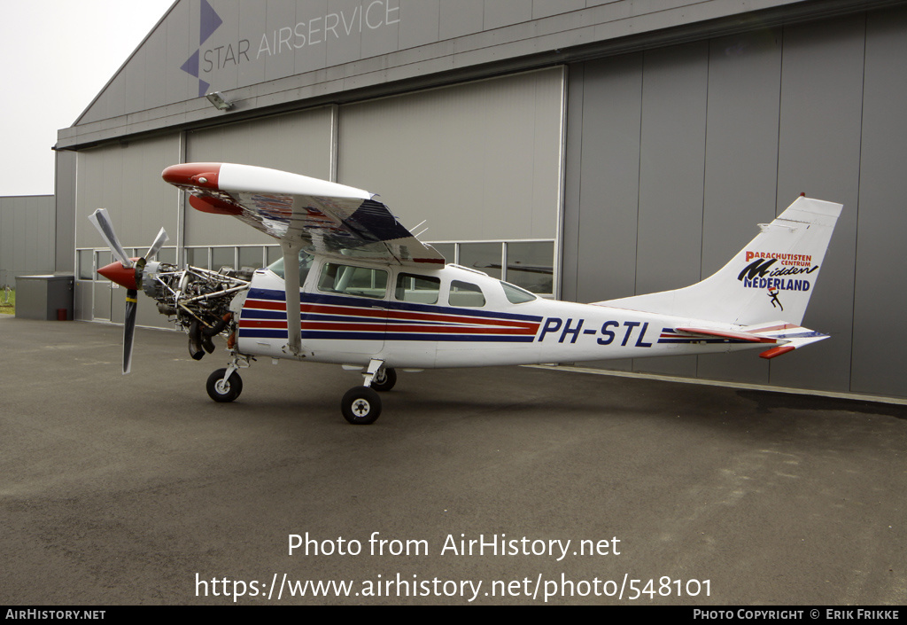 Aircraft Photo of PH-STL | Cessna U206G/Soloy Turbine 206 | Parachutisten Centrum Midden Nederland | AirHistory.net #548101