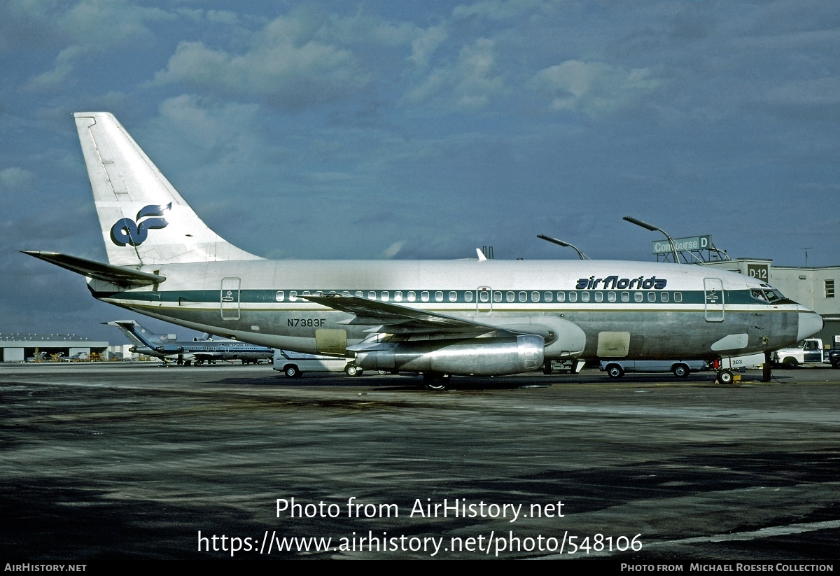 Aircraft Photo of N7383F | Boeing 737-222 | Air Florida | AirHistory.net #548106