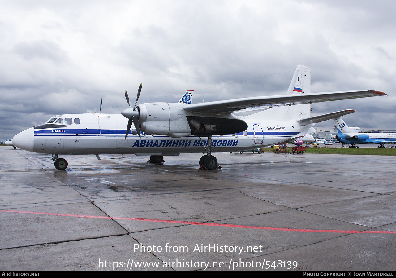 Aircraft Photo of RA-08824 | Antonov An-24RV | Avialinii Mordovii | AirHistory.net #548139