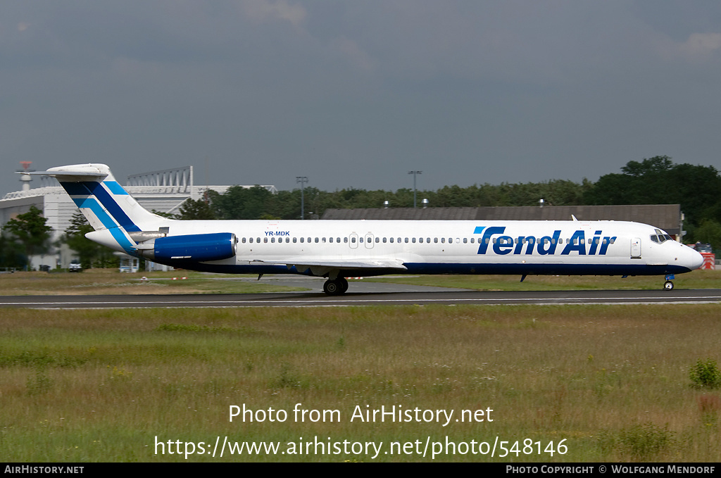 Aircraft Photo of YR-MDK | McDonnell Douglas MD-82 (DC-9-82) | Tend Air - Ten Airways | AirHistory.net #548146