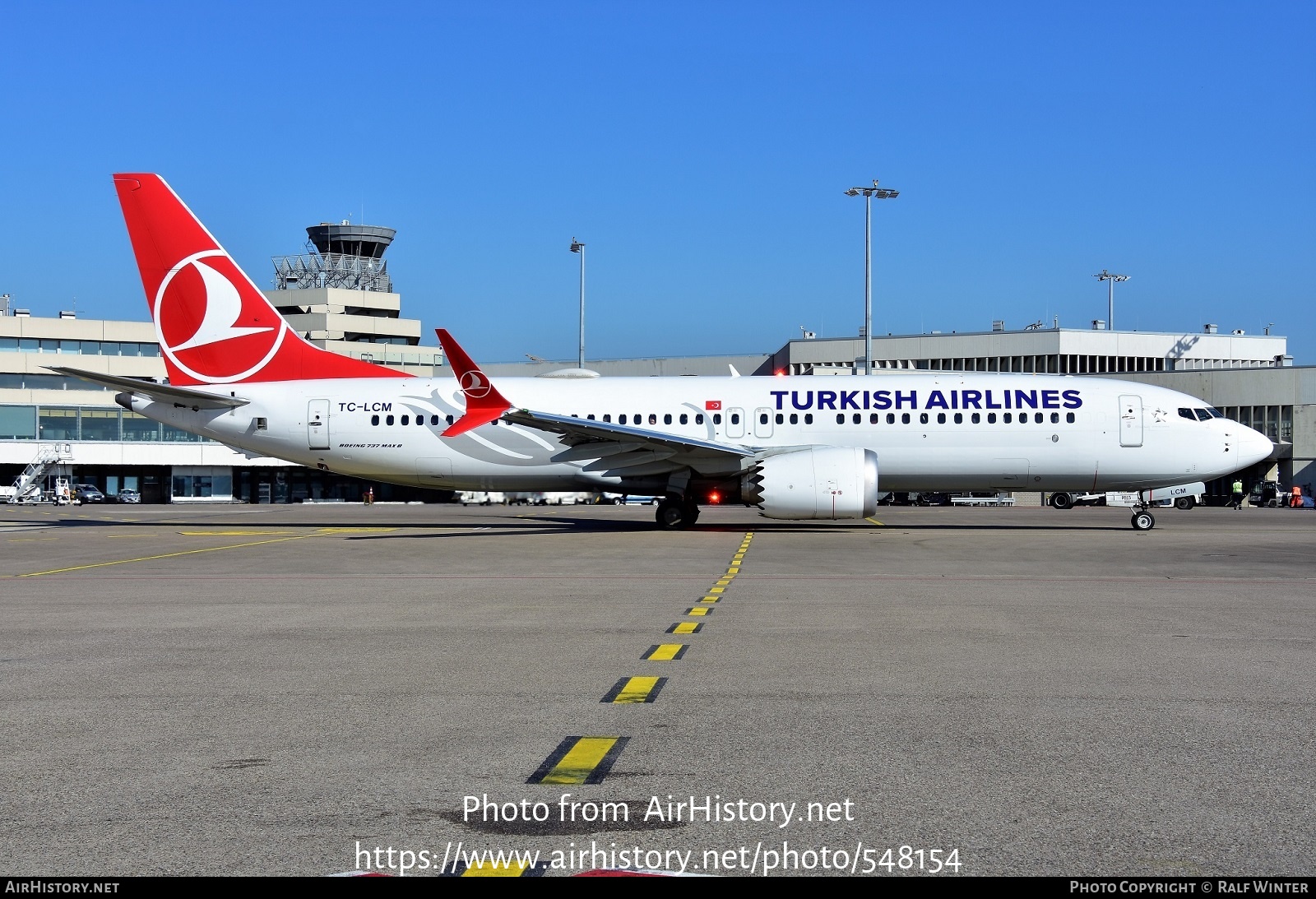 Aircraft Photo of TC-LCM | Boeing 737-8 Max 8 | Turkish Airlines | AirHistory.net #548154