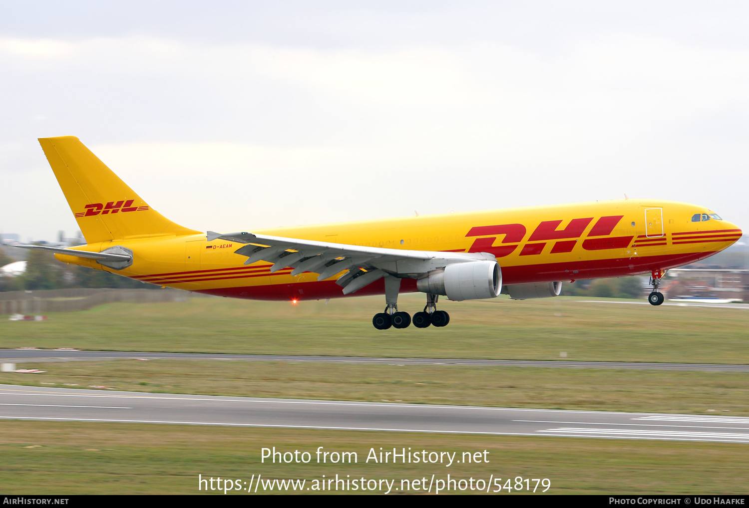 Aircraft Photo of D-AEAM | Airbus A300B4-622R(F) | DHL International | AirHistory.net #548179