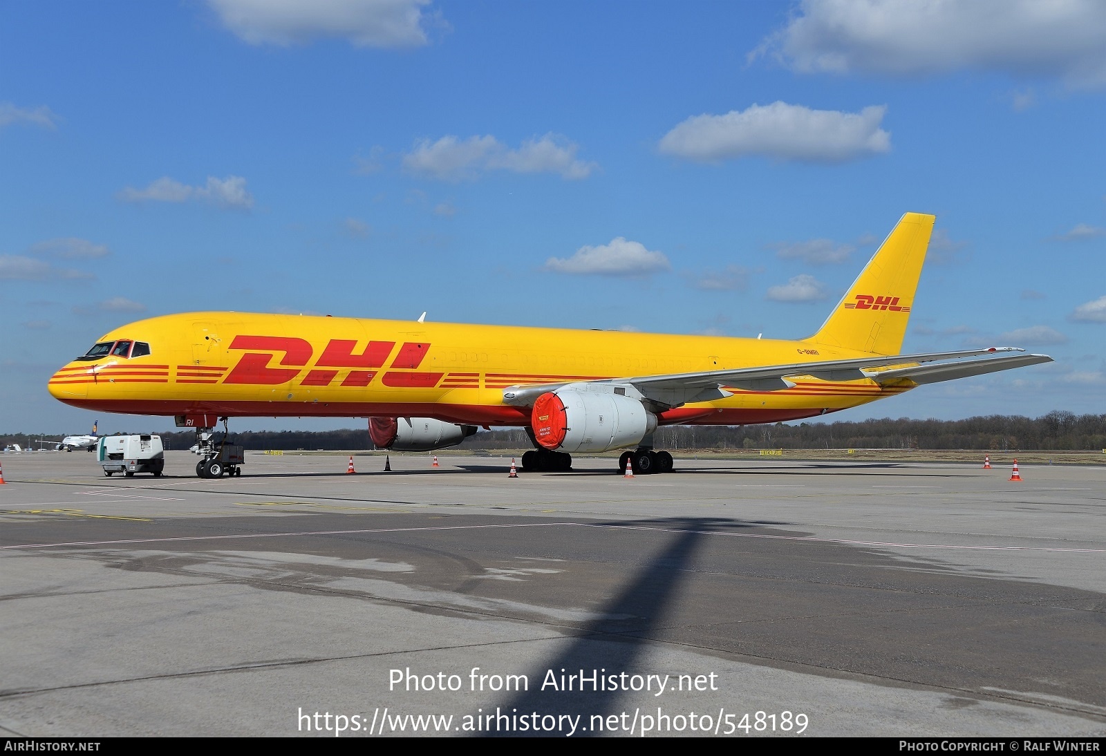 Aircraft Photo of G-BMRI | Boeing 757-236 | DHL International | AirHistory.net #548189