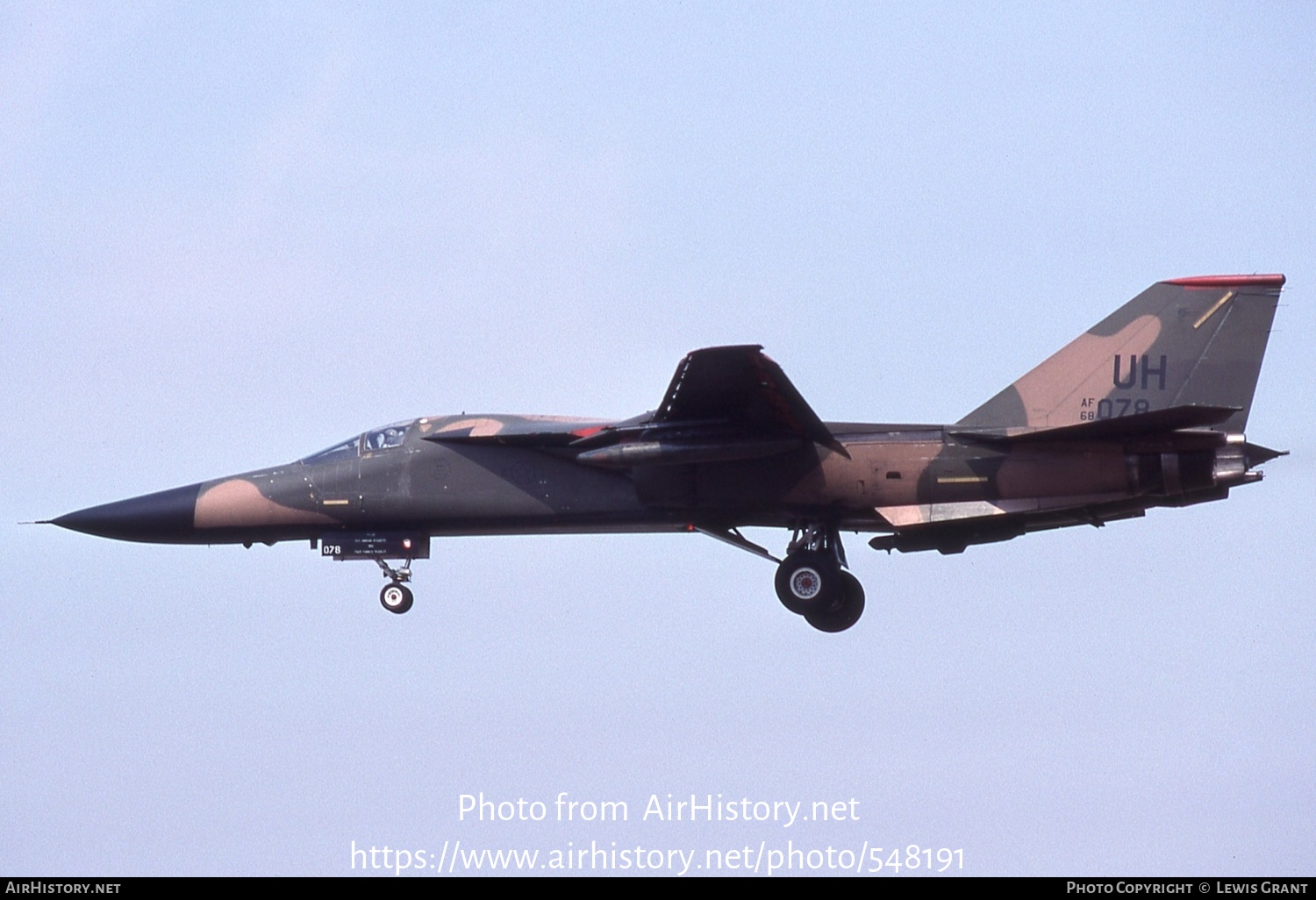 Aircraft Photo of 68-0078 / AF68-078 | General Dynamics F-111E Aardvark | USA - Air Force | AirHistory.net #548191