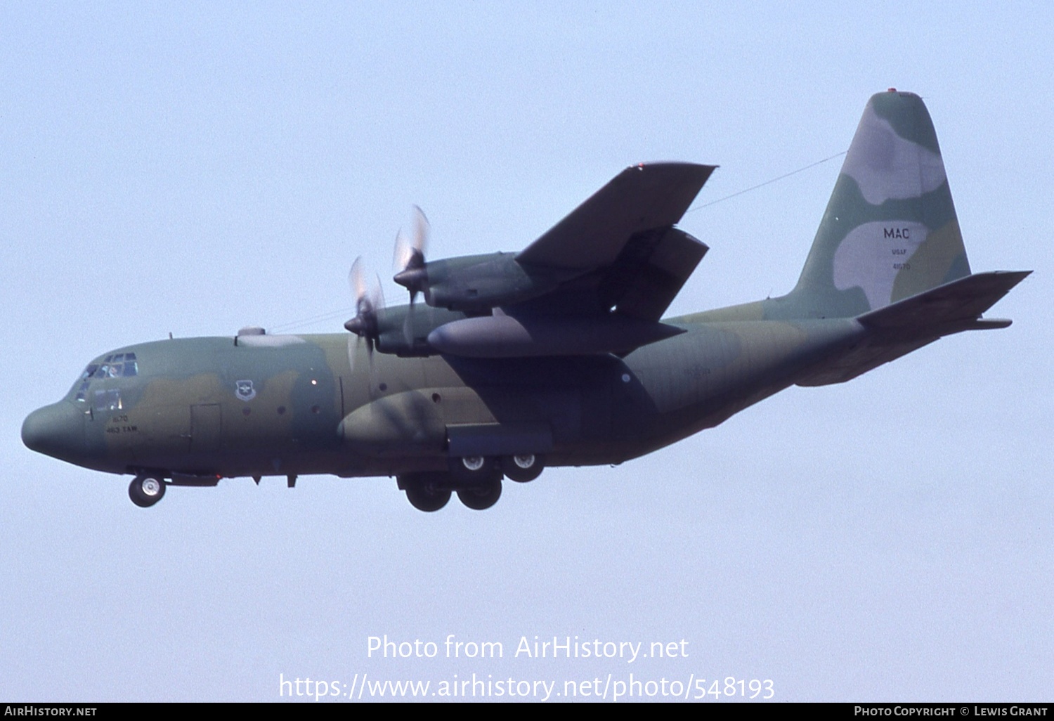 Aircraft Photo of 74-1670 / 41670 | Lockheed C-130H Hercules | USA - Air Force | AirHistory.net #548193