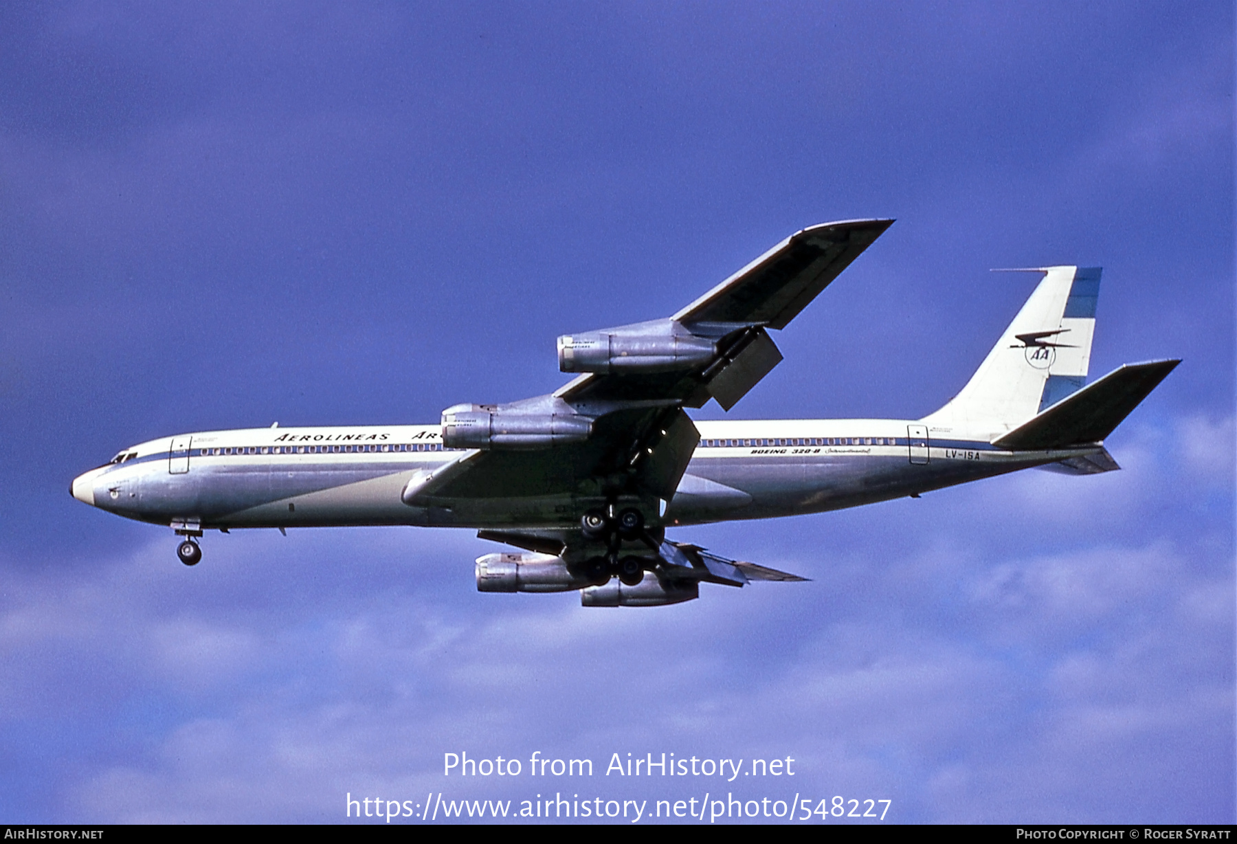 Aircraft Photo of LV-ISA | Boeing 707-387B | Aerolíneas Argentinas | AirHistory.net #548227