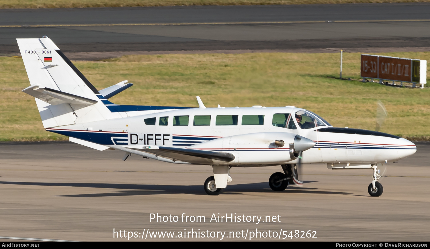 Aircraft Photo of D-IFFF | Reims F406 Caravan II | AirHistory.net #548262