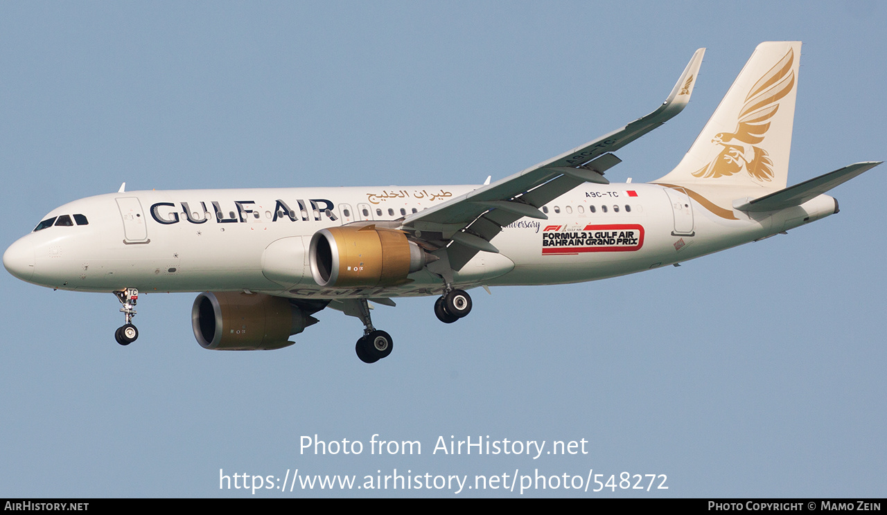 Aircraft Photo of A9C-TC | Airbus A320-251N | Gulf Air | AirHistory.net #548272
