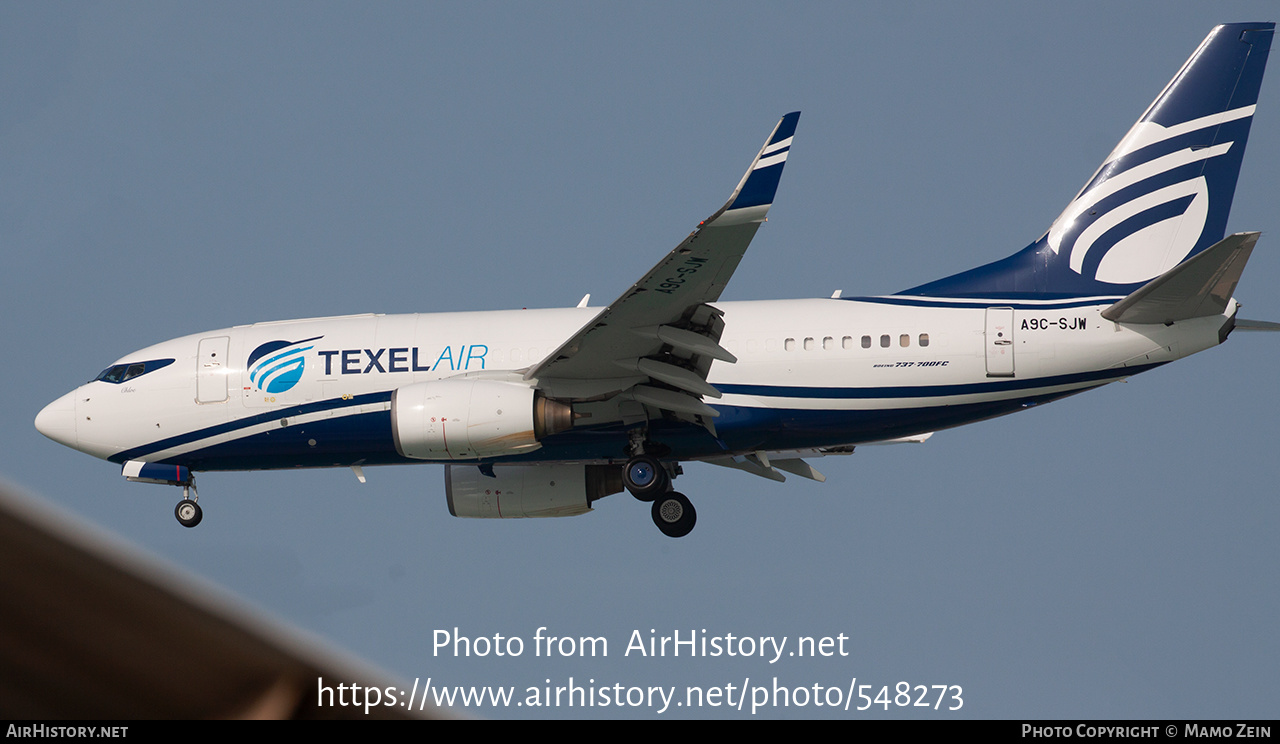 Aircraft Photo of A9C-SJW | Boeing 737-7K2/FC | Texel Air | AirHistory.net #548273