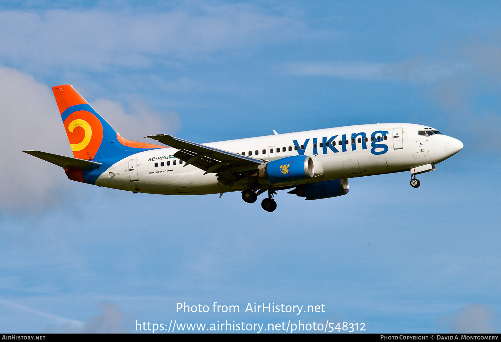 Aircraft Photo of SE-RHU | Boeing 737-36N | Viking Airlines | AirHistory.net #548312