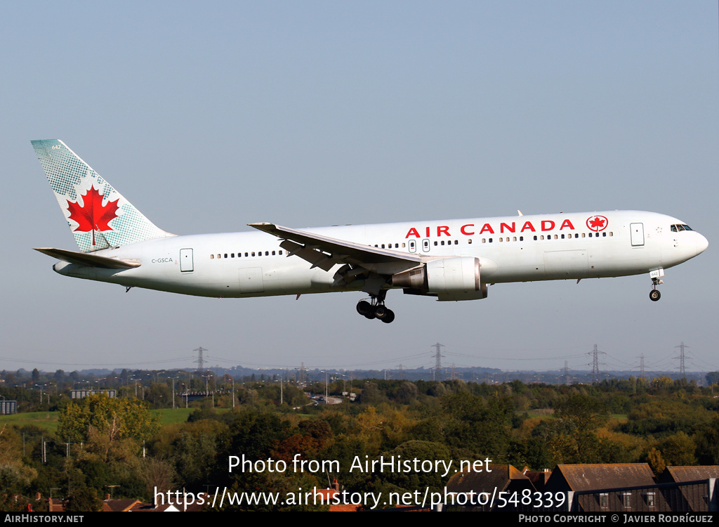 Aircraft Photo of C-GSCA | Boeing 767-375/ER | Air Canada | AirHistory.net #548339