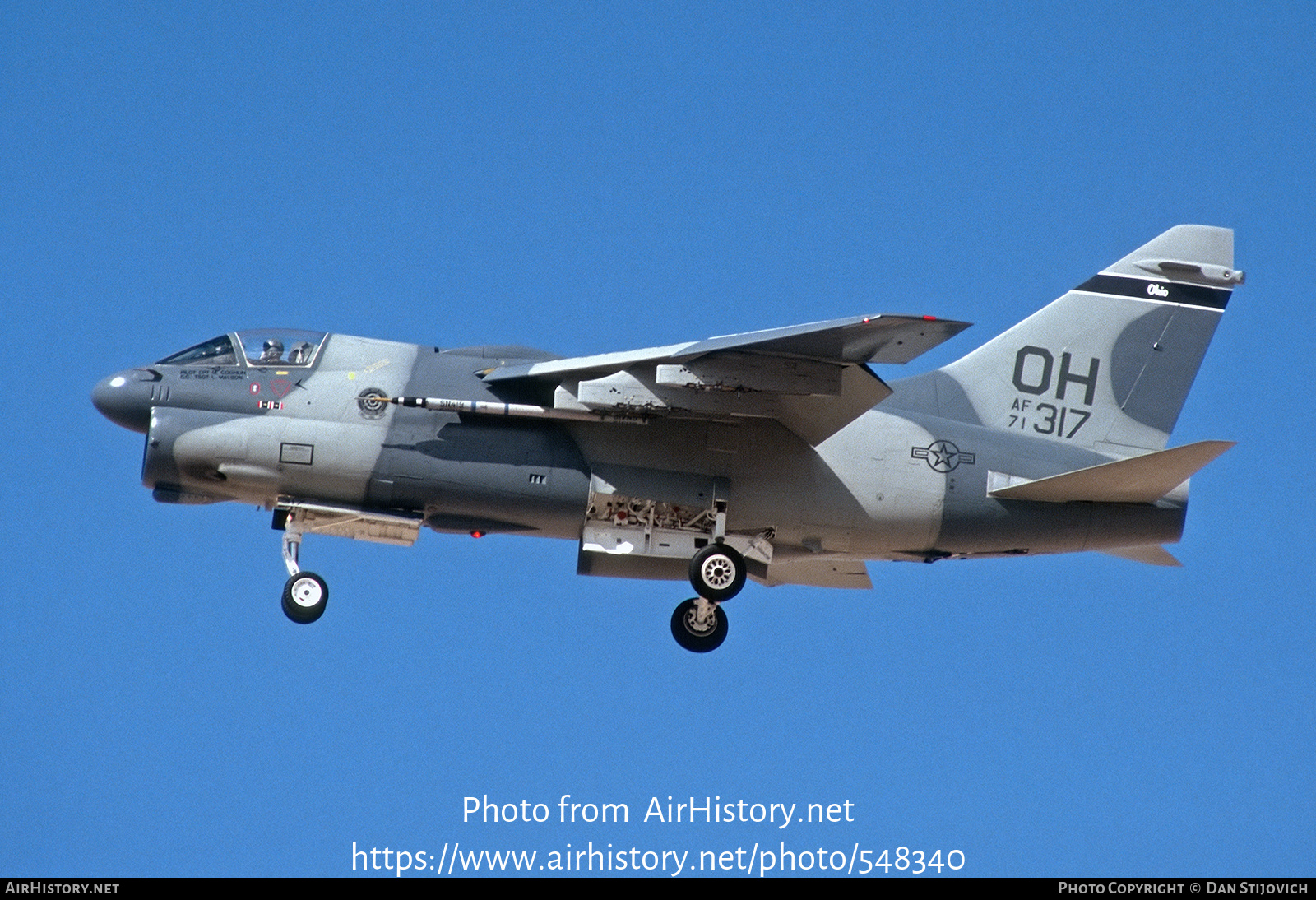 Aircraft Photo of 71-0317 / AF71-317 | LTV A-7D Corsair II | USA - Air Force | AirHistory.net #548340