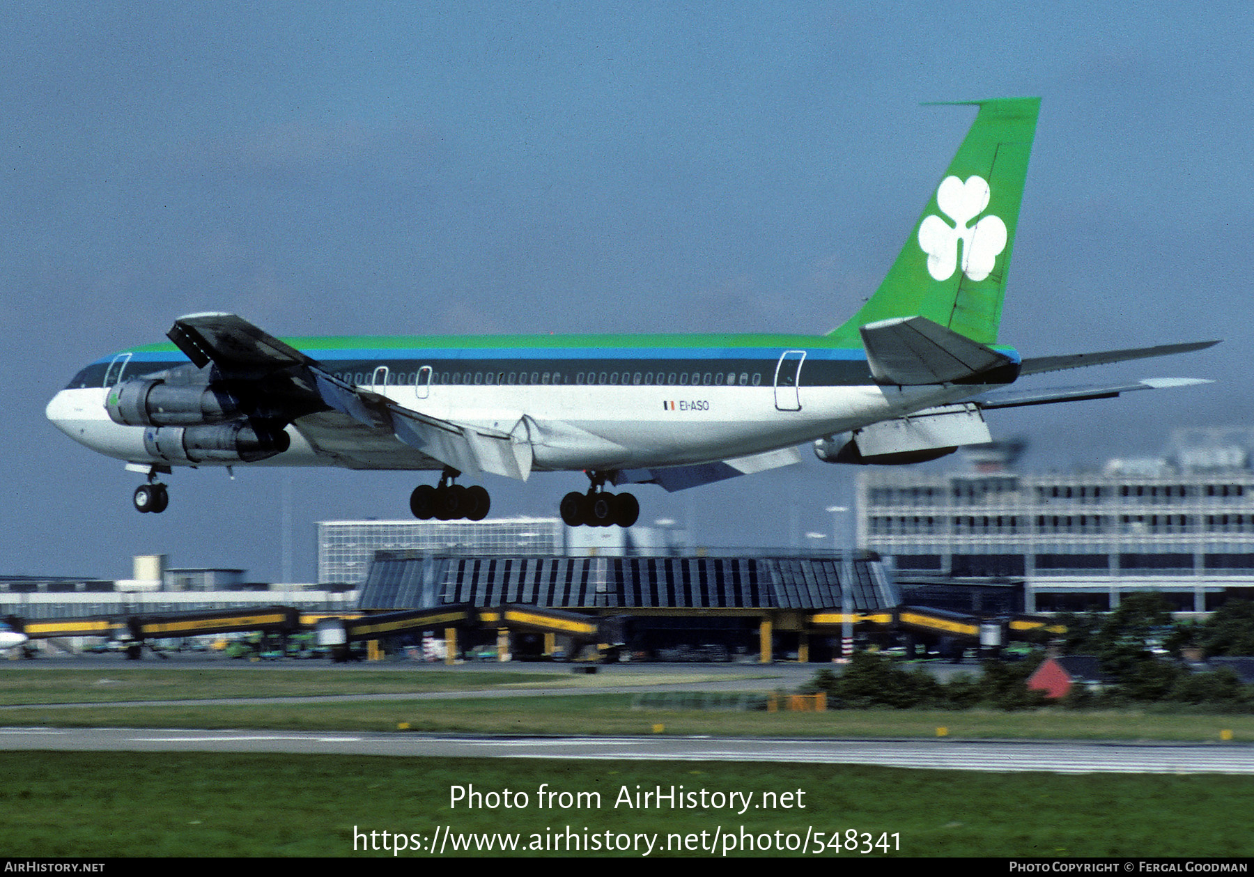 Aircraft Photo of EI-ASO | Boeing 707-349C | Aer Lingus | AirHistory.net #548341