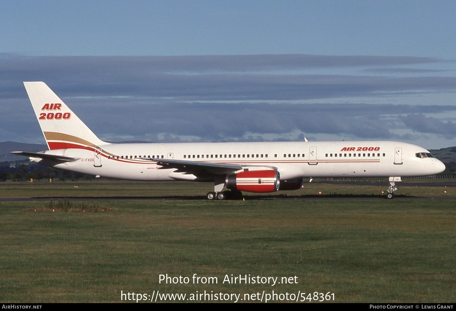 Aircraft Photo of C-FXOD | Boeing 757-28A | Air 2000 | AirHistory.net #548361