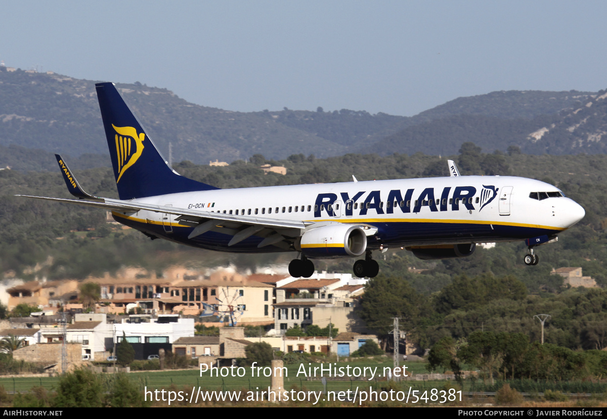 Aircraft Photo of EI-DCN | Boeing 737-8AS | Ryanair | AirHistory.net #548381