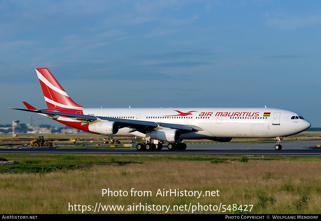 Aircraft Photo of 3B-NAU | Airbus A340-312 | Air Mauritius | AirHistory.net #548427