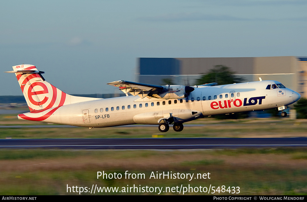 Aircraft Photo of SP-LFB | ATR ATR-72-202 | EuroLOT | AirHistory.net #548433