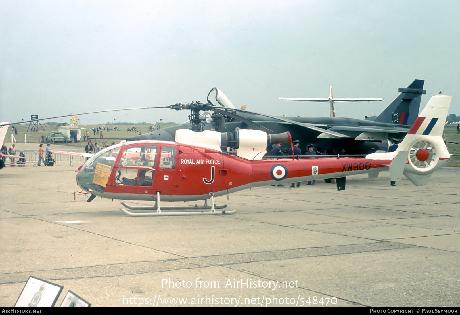 Aircraft Photo of XW906 | Aerospatiale SA-341D Gazelle HT3 | UK - Air Force | AirHistory.net #548470