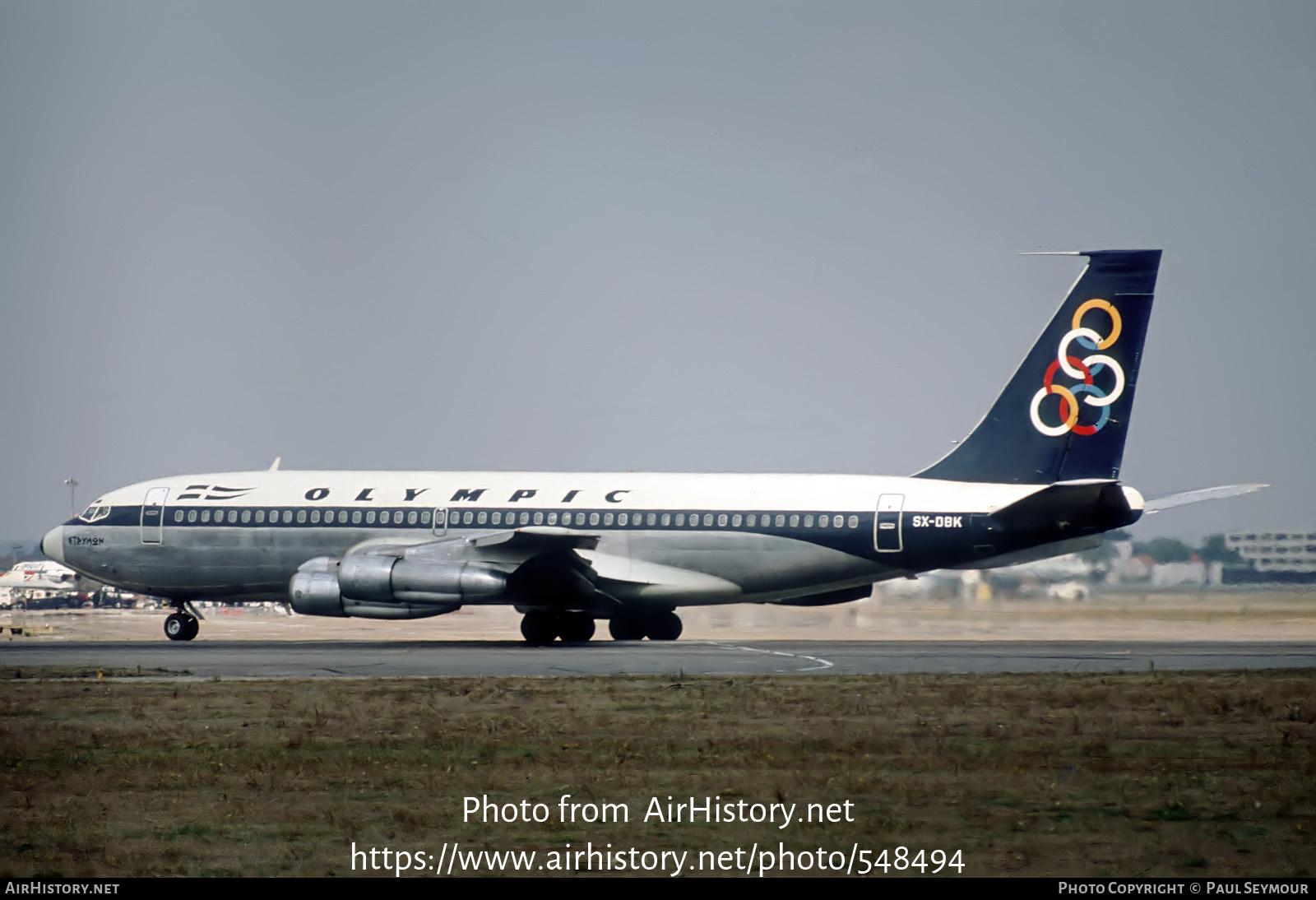 Aircraft Photo of SX-DBK | Boeing 720-051B | Olympic | AirHistory.net #548494