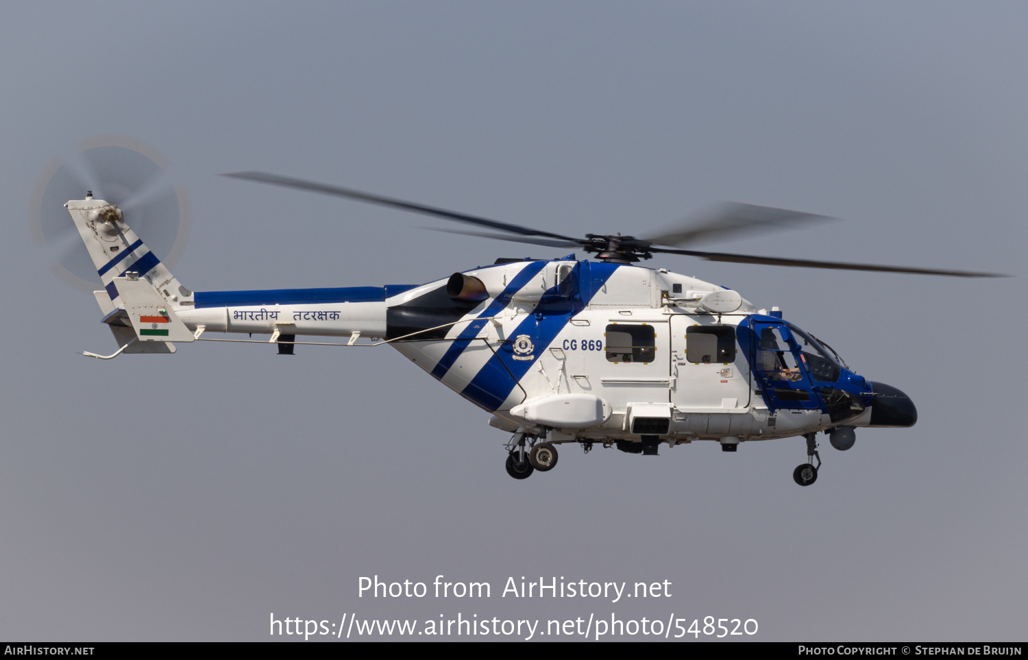 Aircraft Photo of CG869 | Hindustan ALH Dhruv Mk.III | India - Coast Guard | AirHistory.net #548520