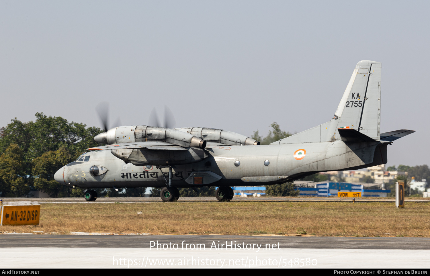 Aircraft Photo of KA2755 | Antonov An-32RE | India - Air Force | AirHistory.net #548580