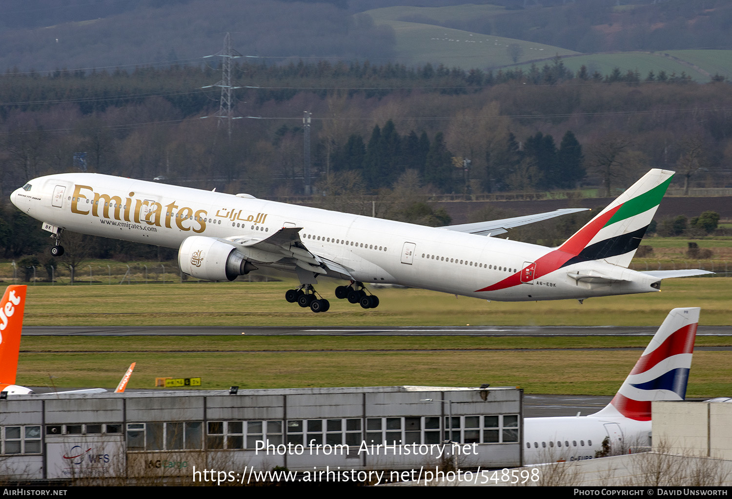 Aircraft Photo of A6-EBK | Boeing 777-31H/ER | Emirates | AirHistory.net #548598