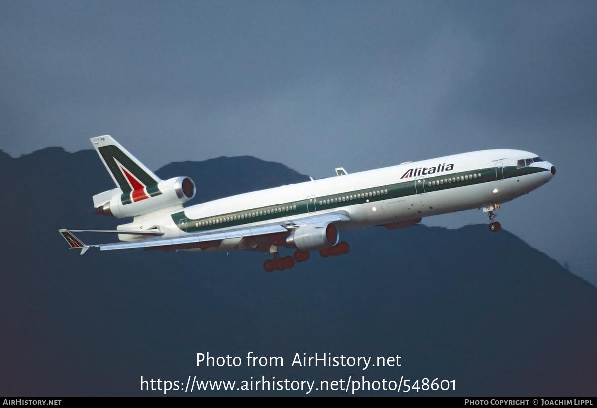 Aircraft Photo of I-DUPD | McDonnell Douglas MD-11 | Alitalia | AirHistory.net #548601