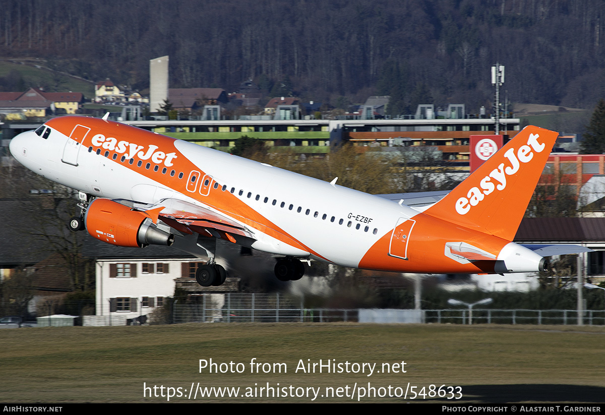 Aircraft Photo of G-EZBF | Airbus A319-111 | EasyJet | AirHistory.net #548633